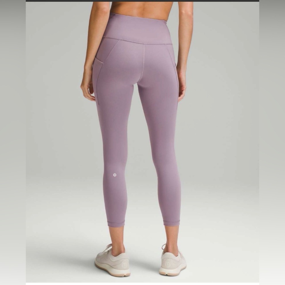 Lululemon Wunder Train High-Rise Tight with Pockets 25" Violet Sz 2